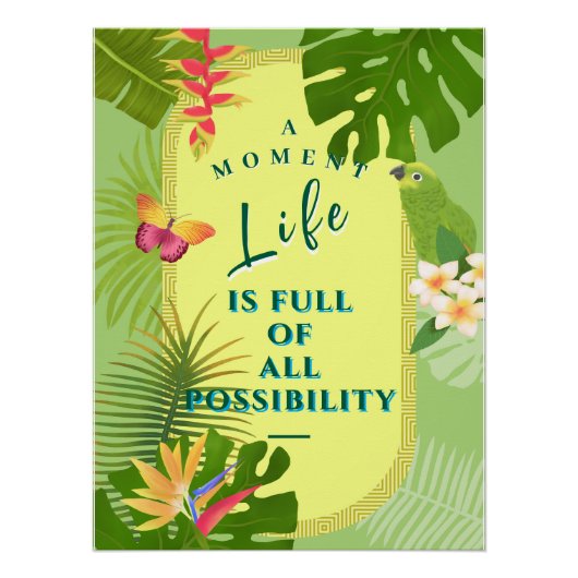 Tropisches Paradies Poster (Vorderseite)