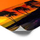 Tropisches Paradies Poster (Ecke)