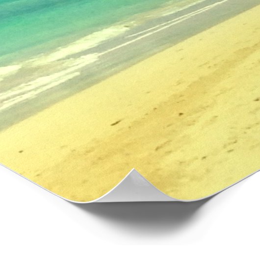 Tropisches Paradies Poster (Ecke)