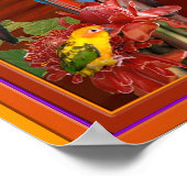 Tropisches Paradies Poster (Ecke)