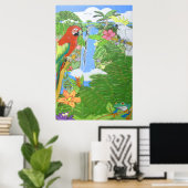 Tropisches Paradies-Poster Poster (Heimbüro)