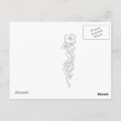 Tropisches Paradies Postkarte (Rückseite)