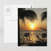 Tropisches Paradies Postkarte (Vorne/Hinten)