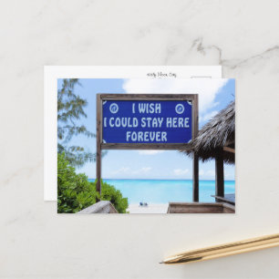 Tropisches Paradies Postkarte