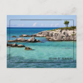 Tropisches Paradies Postkarte (Vorderseite)