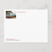 "Tropisches Paradies"/Princeville, Kauai Postkarte (Rückseite)