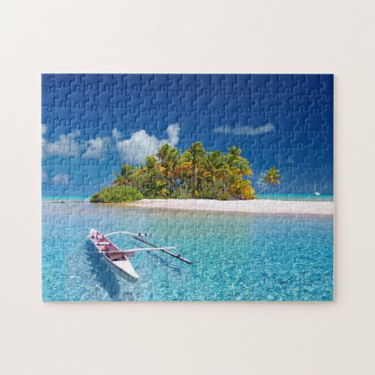 Tropisches Paradies Puzzle (Horizontal)