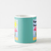Tropisches Paradies Rosa Flamingo - Klassische Tas Kaffeetasse (Mittel)