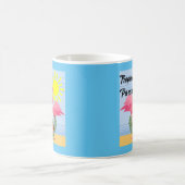 Tropisches Paradies Rosa Flamingo - Klassische Tas Kaffeetasse (Mittel)