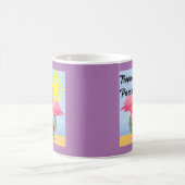 Tropisches Paradies Rosa Flamingo - Klassische Tas Kaffeetasse (Mittel)