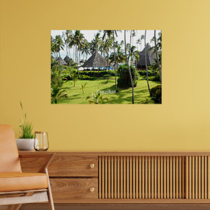 Tropisches Paradies Sansibar Poster