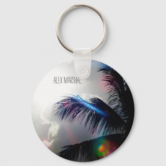 Tropisches Paradies Schlüsselanhänger (Vorderseite)