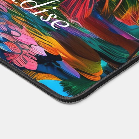 Tropisches Paradies Schreibtischunterlage (Ecke)