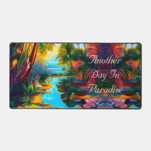 Tropisches Paradies Schreibtischunterlage