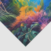 Tropisches Paradies Seidenpapier (Detail)