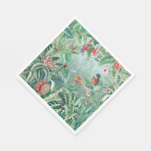 Tropisches Paradies Serviette (Ecke)