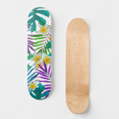 Tropisches Paradies Skateboard (Vorderseite)