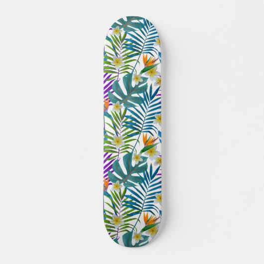 Tropisches Paradies Skateboard (Vorne)