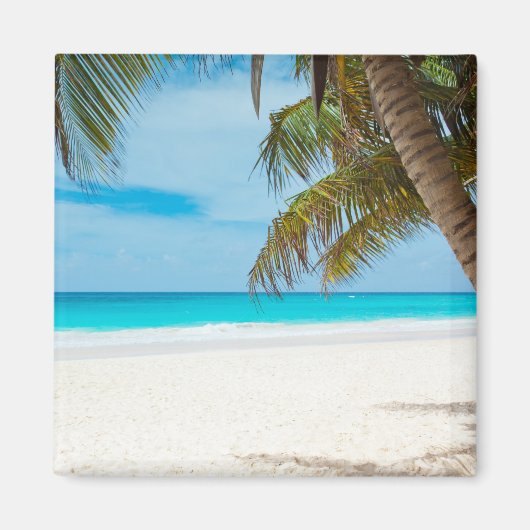 Tropisches Paradies Strand Magnet (Vorne)