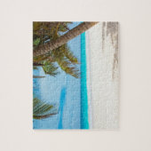 Tropisches Paradies Strand Puzzle (Vertikal)