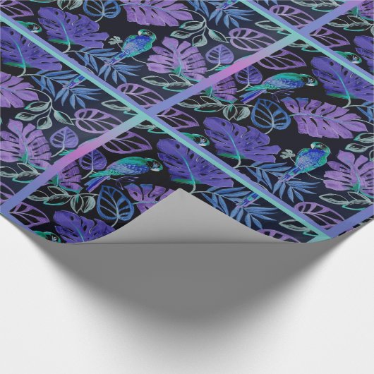 Tropisches Paradies-Umschlagpapier Geschenkpapier (Ecke)