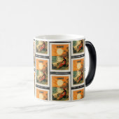 Tropisches Paradies: Vintages Hawaii Verwandlungstasse (VorderseiteRechts)