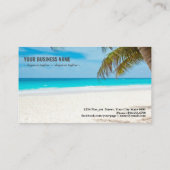 Tropisches Paradies Visitenkarte (Rückseite)