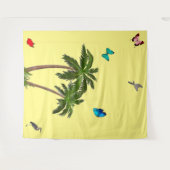 Tropisches Paradies Wandteppich (Vorderseite (Horizontal))