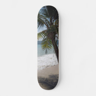 Tropisches Paradies Wasser Strand Sand Surfen Schi Skateboard