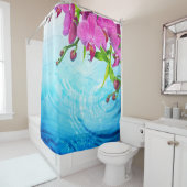 tropisches Paradies, Zen, Frieden, Vermittlung, Duschvorhang (Beispiel)