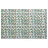 Tropisches Paradiesvogelfloralmuster Stoff (Yard (91,4 cm))