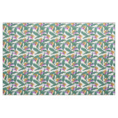Tropisches Paradiesvogelfloralmuster Stoff (Fat Quarter (45,7 x 55,9 cm))