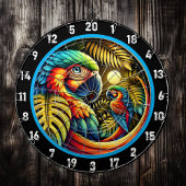 Tropisches Parrot-Dartboard für dynamische Dekorat Dartscheibe