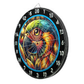 Tropisches Parrot-Dartboard für Fun-Nights Dartscheibe (Vorderseite rechts)