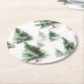 Tropisches Parrot-Untersetzer-Set Runder Pappuntersetzer (Angewinkelt)