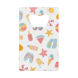 Tropisches Party des Pools Geldbeutel Flaschenöffner