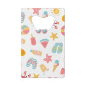 Tropisches Party des Pools Geldbeutel Flaschenöffner (Rückseite)