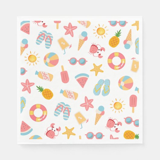 Tropisches Party des Pools Serviette (Vorderseite)