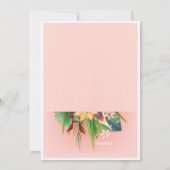 Tropisches Party Einladung (Rückseite)