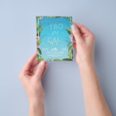 Tropisches Party Flyer, Hawaii Sommer Party Flyer (Gruppe)