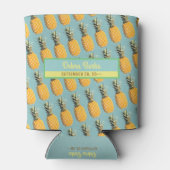 Tropisches Party für Ananas Dosenkühler (Rückseite)