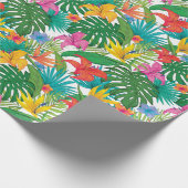 Tropisches Party Geschenkpapier (Ecke)