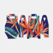Tropisches Party Heliconia Geschenkschachtel (Ungefaltet)