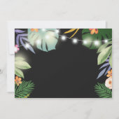 Tropisches Party Luau Aloha Man Einladung zum Gebu (Rückseite)