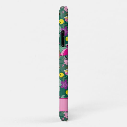🤩 tropisches Party mit Pickleball, benutzerdefini Case-Mate iPhone Hülle (Hinten/Rechts)
