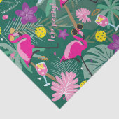 🤩 tropisches Party mit Pickleball Seidenpapier (Detail)