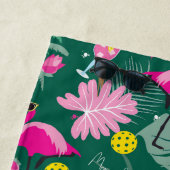 🤩 tropisches Party mit Pickleball, Strandtuch (Beispiel)