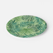 Tropisches Party Palm Blätter Beach Wedding Pappteller (Schrägansicht)