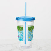 Tropisches Party Schwimmbad Geburtstag Acryltrinkbecher (Rechts)