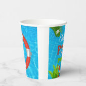 Tropisches Party | Sommer Geburtstag Pappbecher (Rechts)